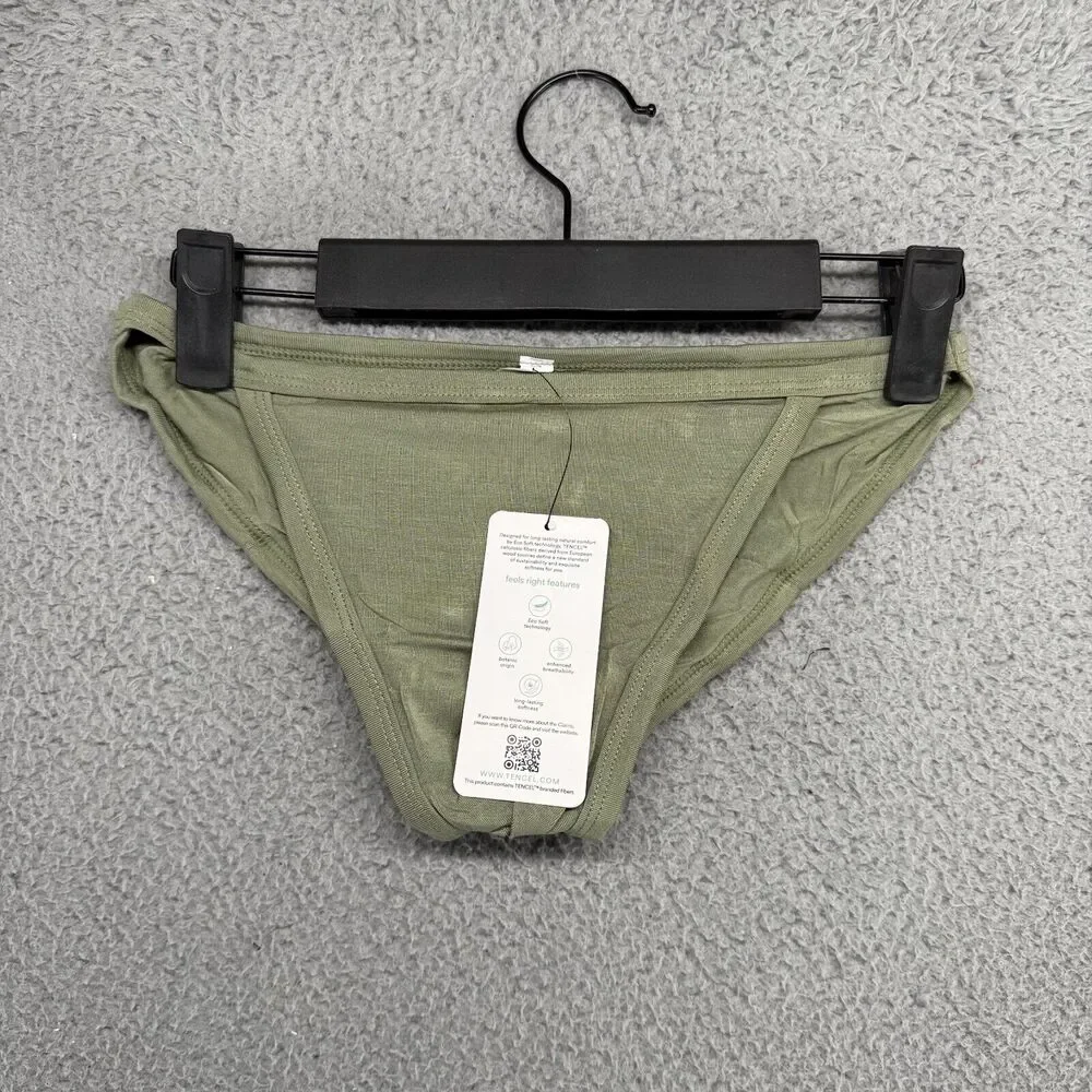 Todd Sanfield Brief Mens XS Green Essential Endurance Underwear Tencel NEW